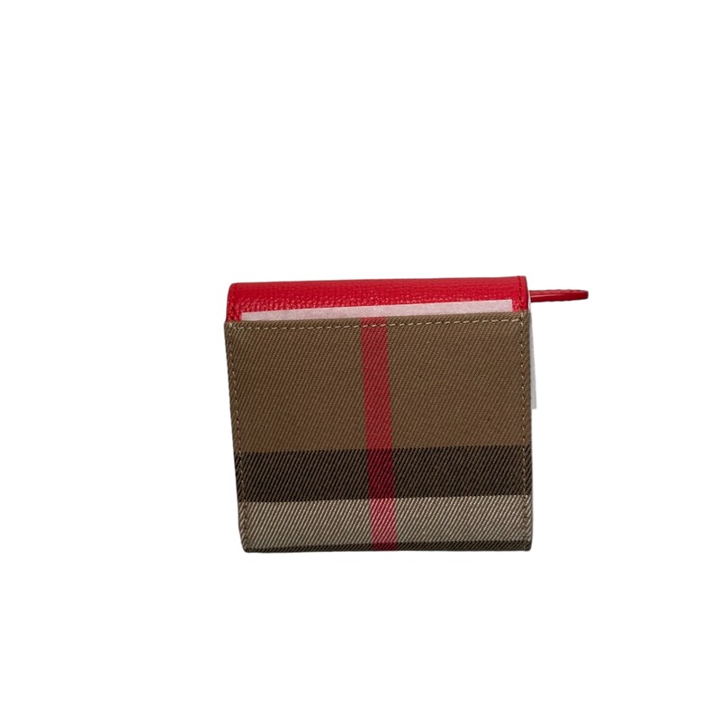 Burberry Lila Trifold Wallet<br />
Red<br />
 New With Tags<br />
Comes with original dust bag.