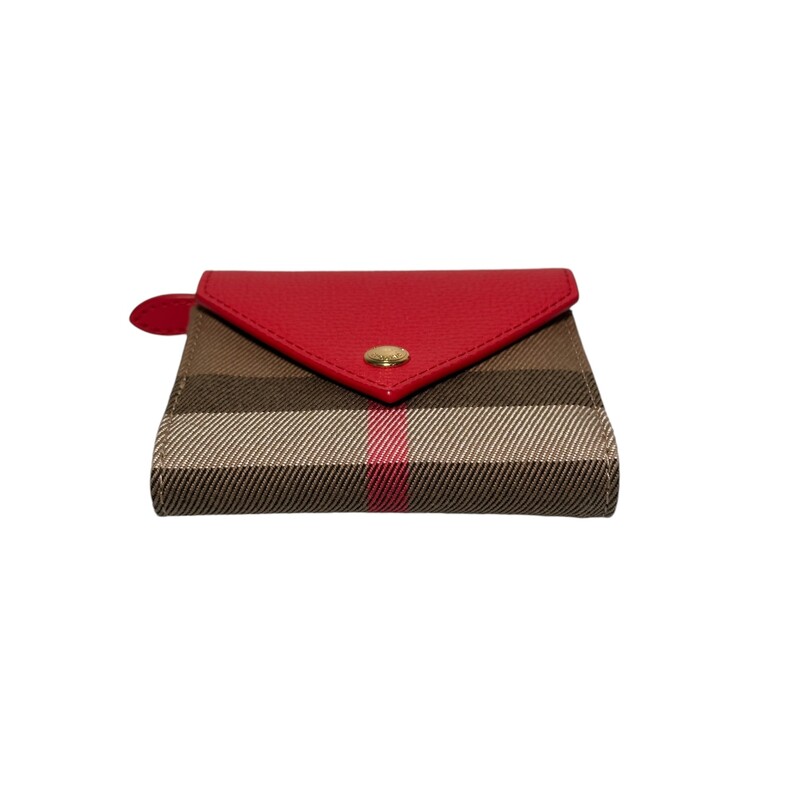 Burberry Lila Trifold Wallet<br />
Red<br />
 New With Tags<br />
Comes with original dust bag.