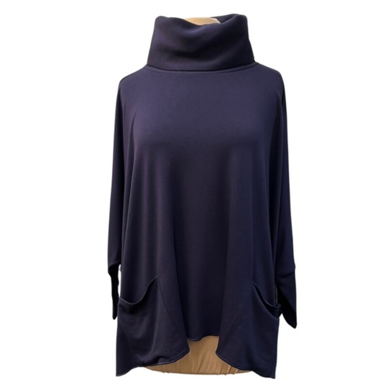 NEW with tags Jofit Jo Poncho<br />
Dolman sleeves<br />
Turtleneck<br />
Flattering silhouette<br />
Two pockets<br />
Relaxed, oversized fit<br />
Luxuriously soft and snuggly<br />
From morning fitness to dinner with friends, we design apparel that flatters, slims and performs all day, every day.<br />
Size: XS/S