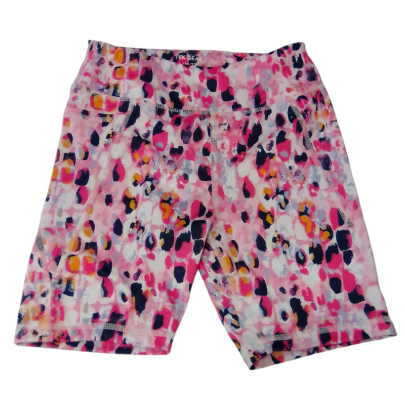 Shorts: Pink/white/orange