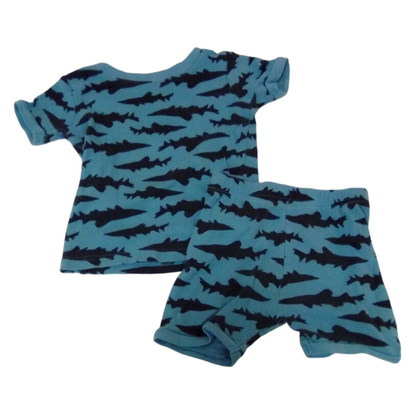 2pc Shirt/shorts: Sharks