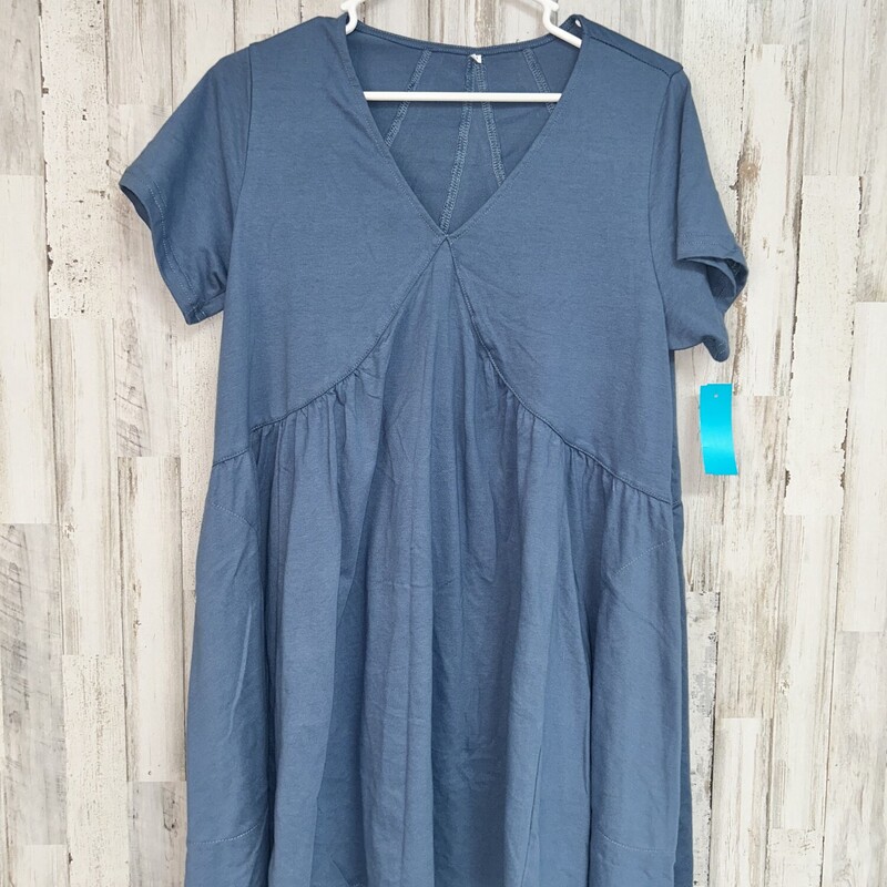 M Cobalt Pocket Dress