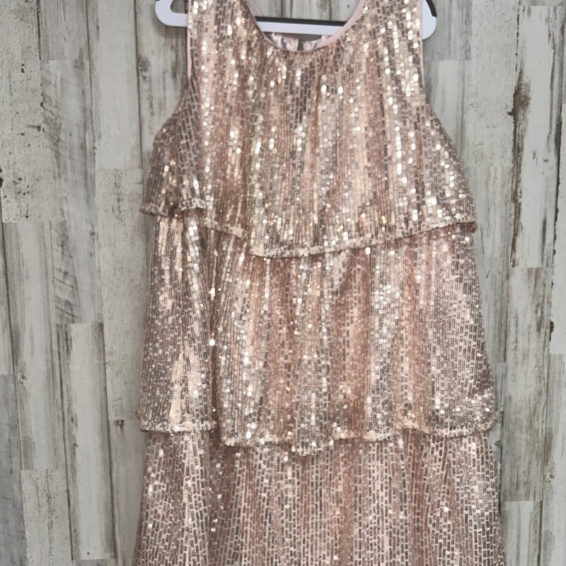 10/12 Gold Sequin Ruffle