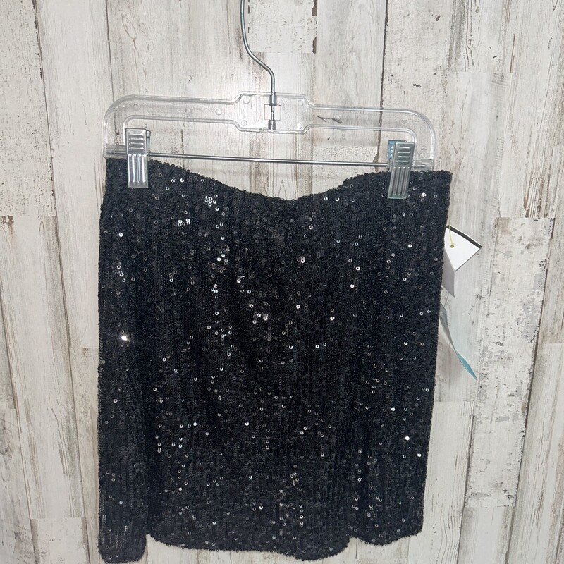 10/12 Black Sequin Skirt