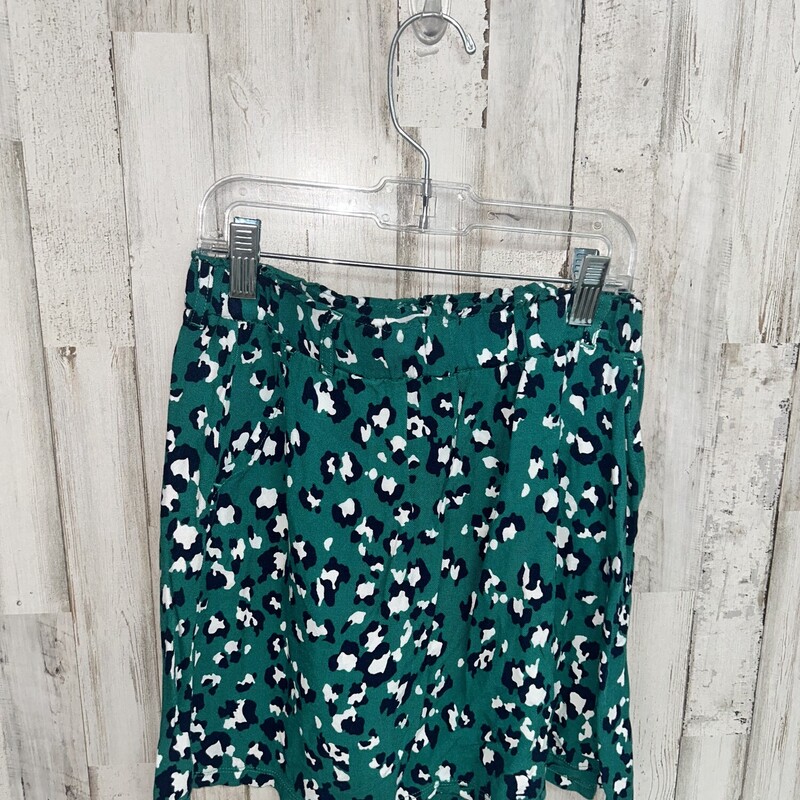 12 Green Leopard Skirt