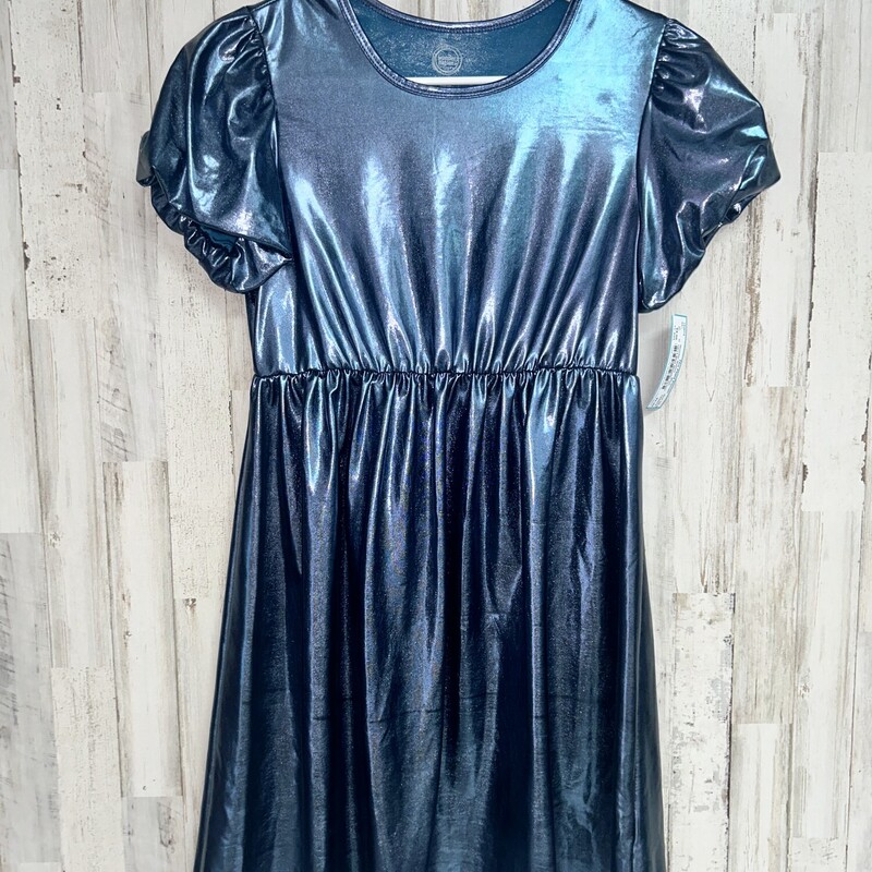 10/12 Blue Metallic Dress