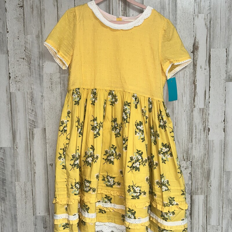 12 Yellow Floral Print Dr