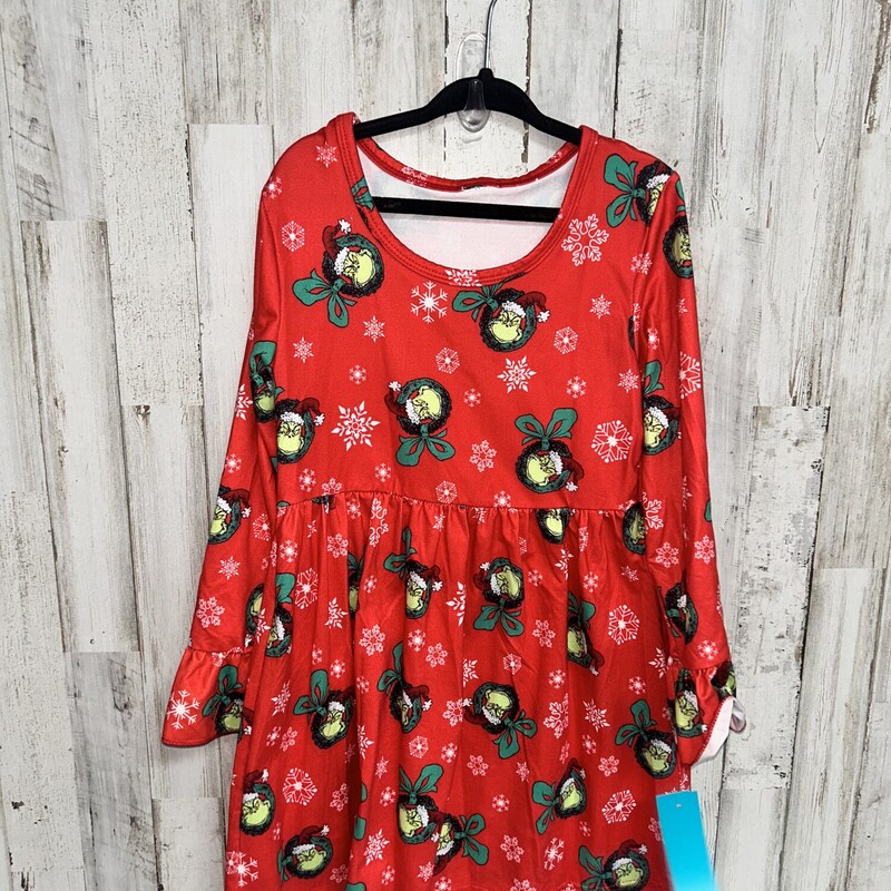 6x Red Grinch Dress, Red, Size: Girl 6/6x