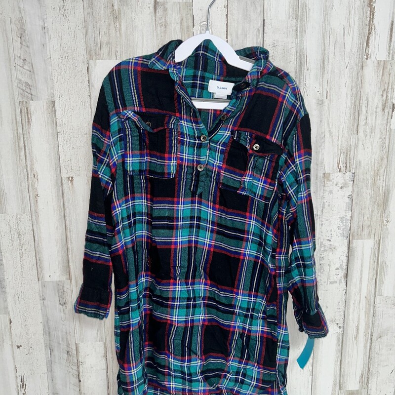 6x Green/red Plaid Dress