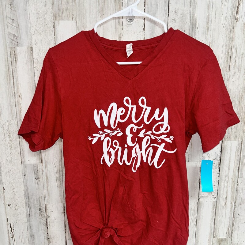 M Red Merry & Bright Tee