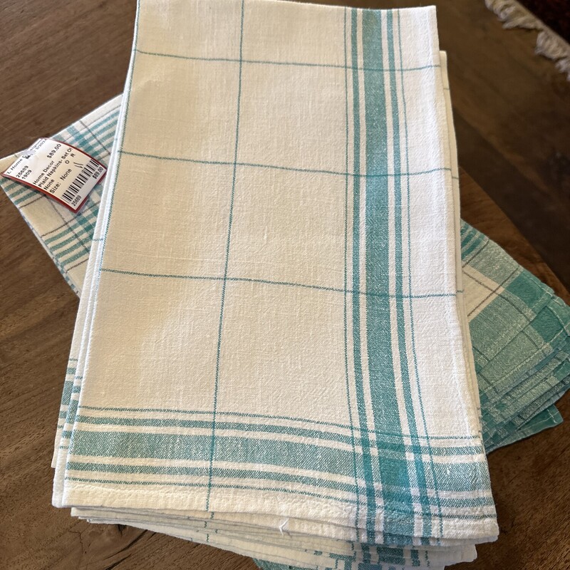 Plaid Napkins- Set Of 10