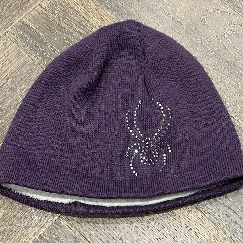 Spyder Lined Beanie, Purple, Size: One Size