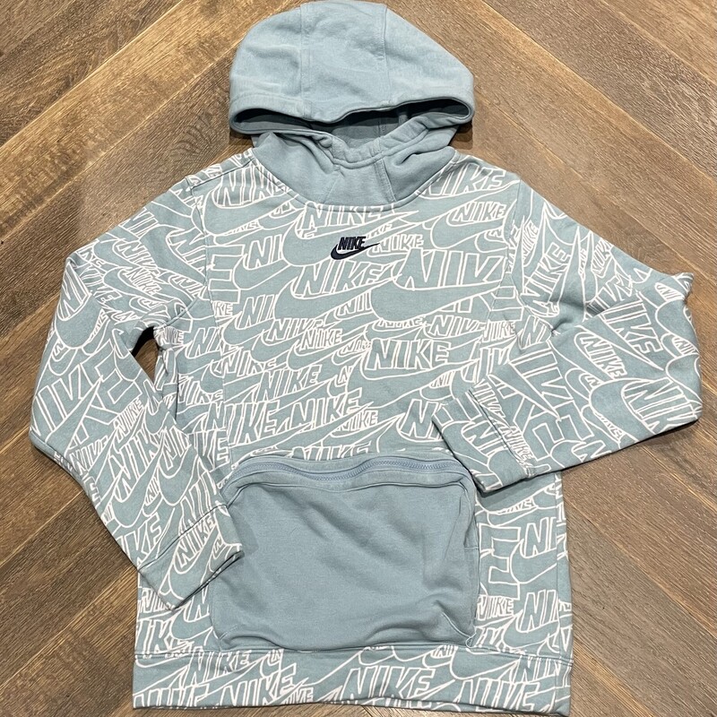 Nike Pullover Hoodie, Mint, Size: 10-12Y