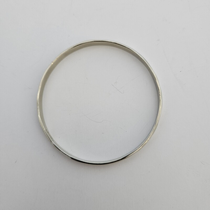 Sterling Bangle, Sterling, Size: Bangle