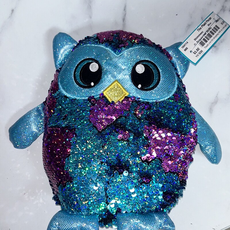 Sequin Owl Stuffie