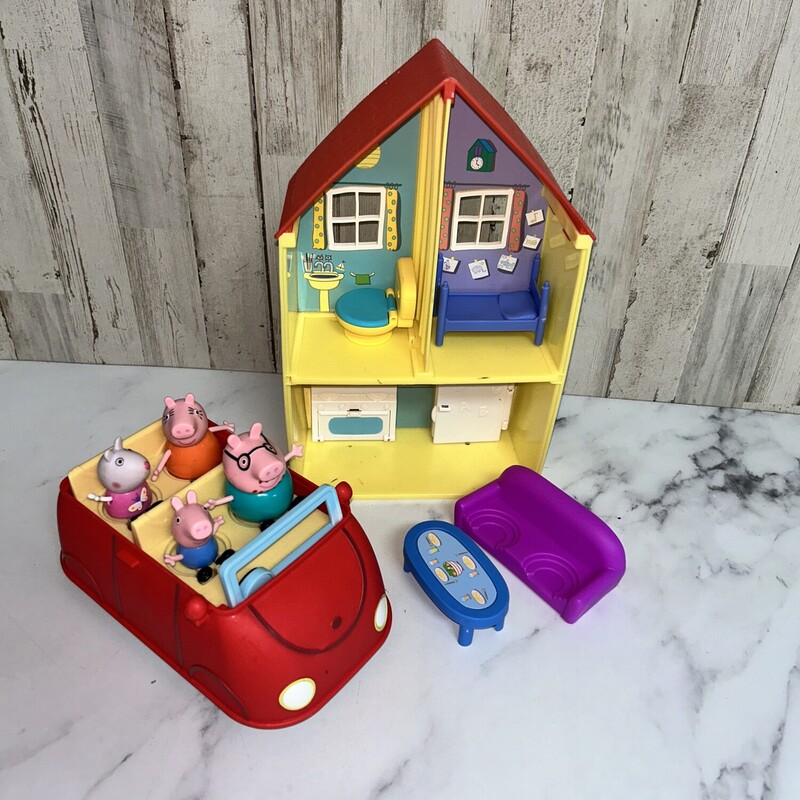 Peppa House And Car