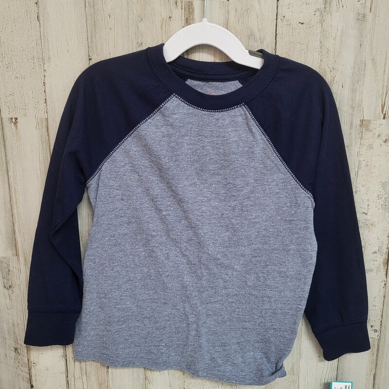 5T Blue Raglan, Blue, Size: Boy 5-8