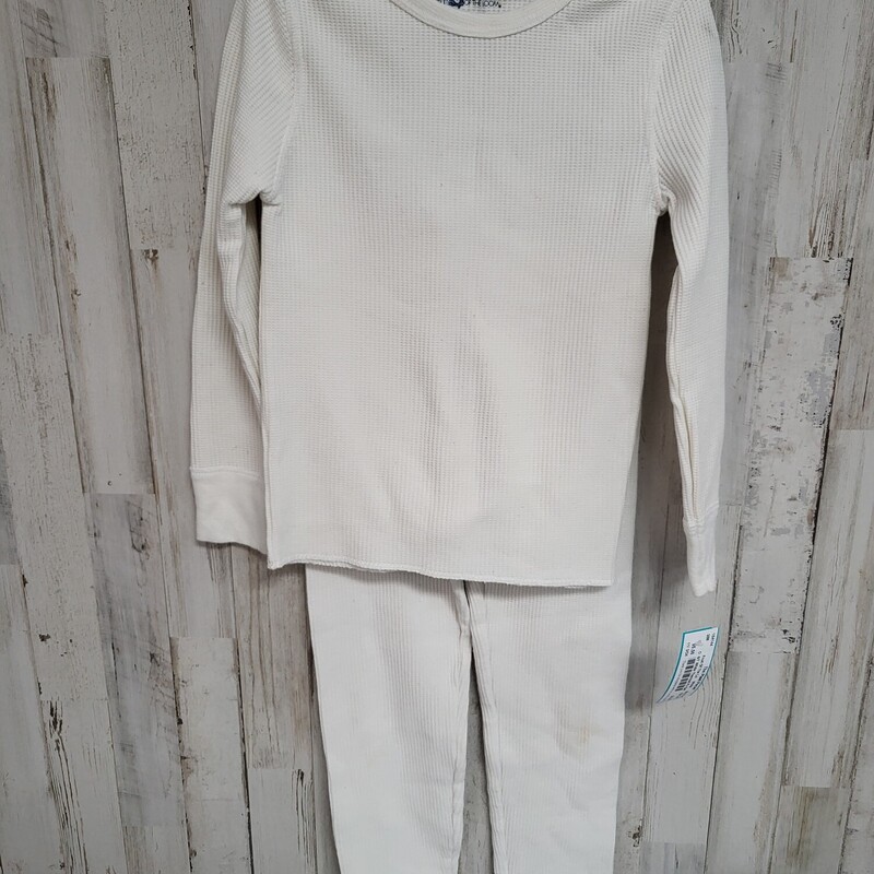 6/7 White Thermal PJ Set