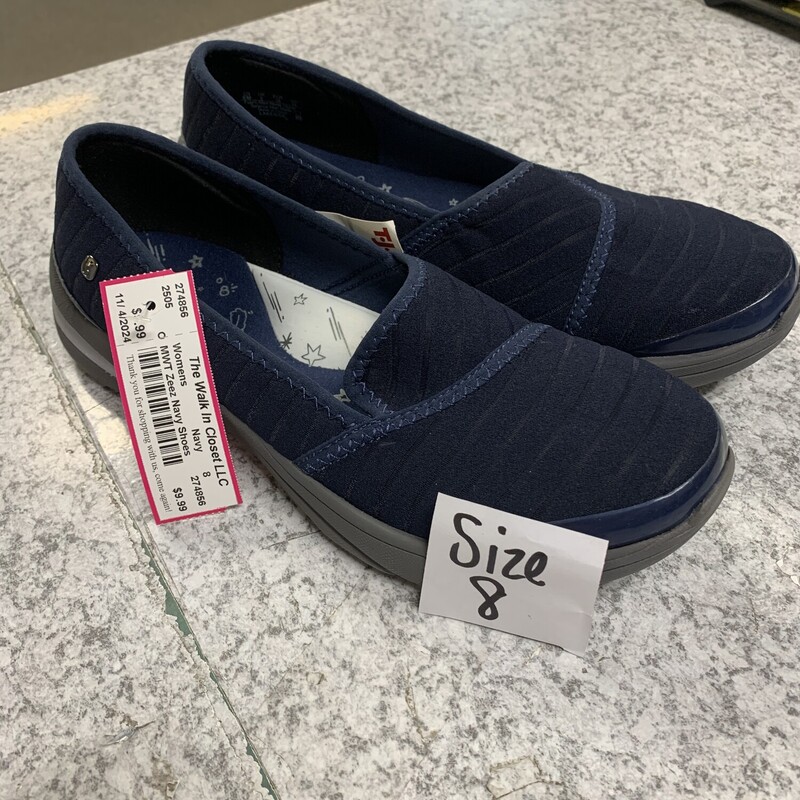 MWT Zeez Navy Shoes