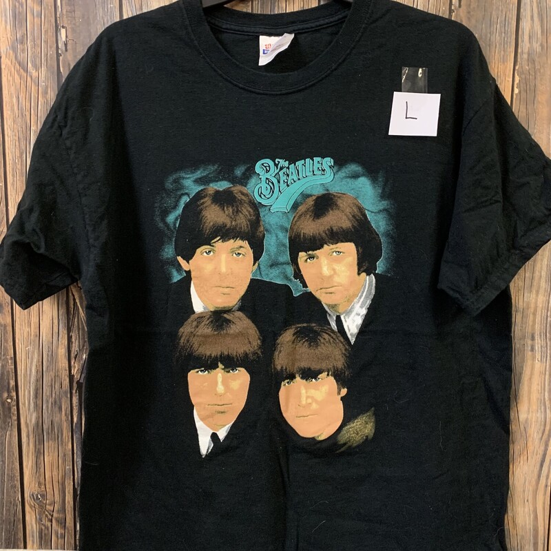 Black Beatles Shirt, Size: L