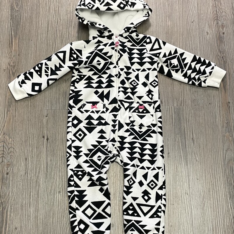 Carters Fleece One Piece, Multi, Size: 12M