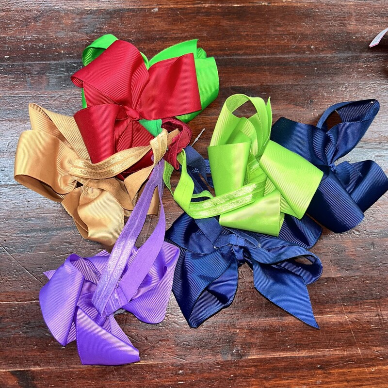 7pk Med. Bow Headbands