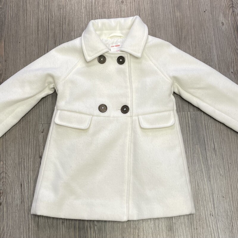 Joe Fresh Dress Coat, White, Size: 18-24M