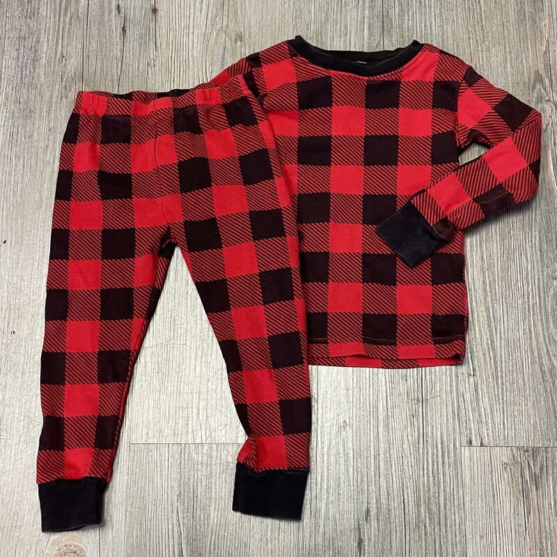 Carters Pj Set, Red, Size: 2Y