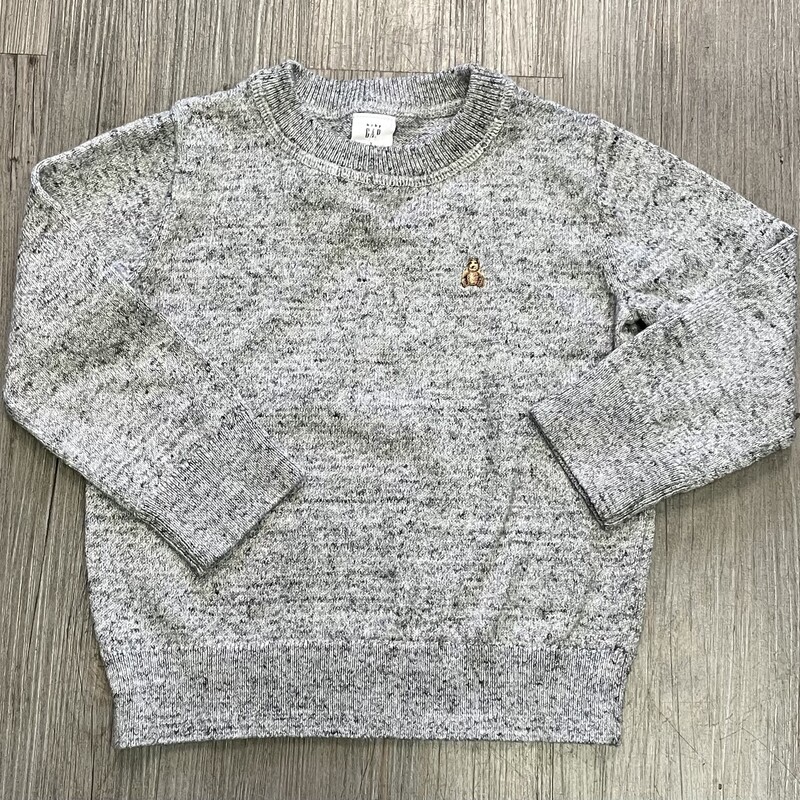 Gap Knit Sweater, Grey, Size: 3Y