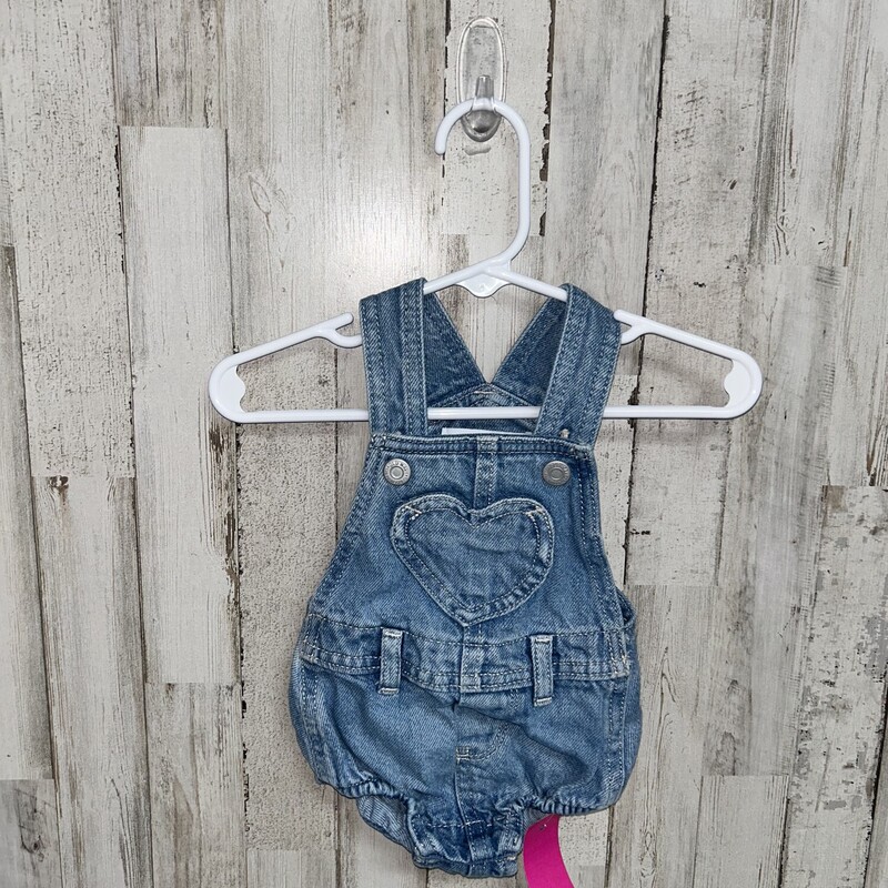 0/3M Overall Bubble, Blue, Size: Girl NB-3m