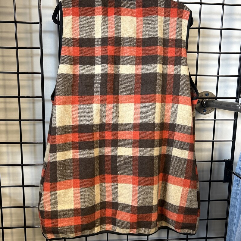 Yacun Vest, Plaid, Size: 2X