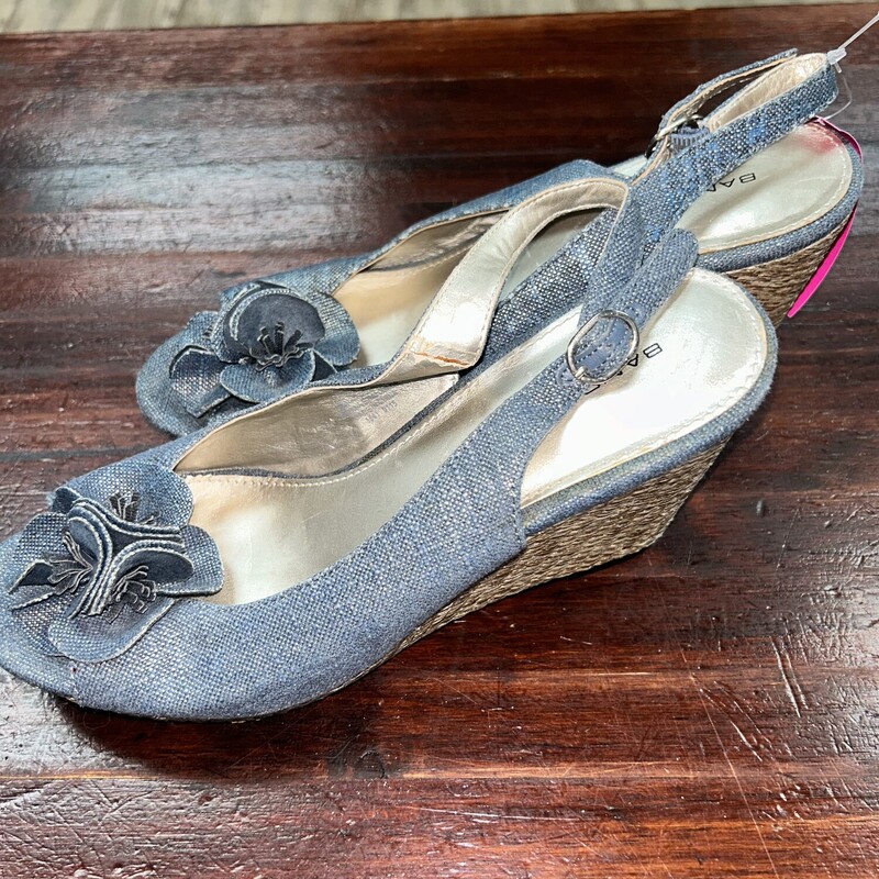 A8 Chambray Wedges