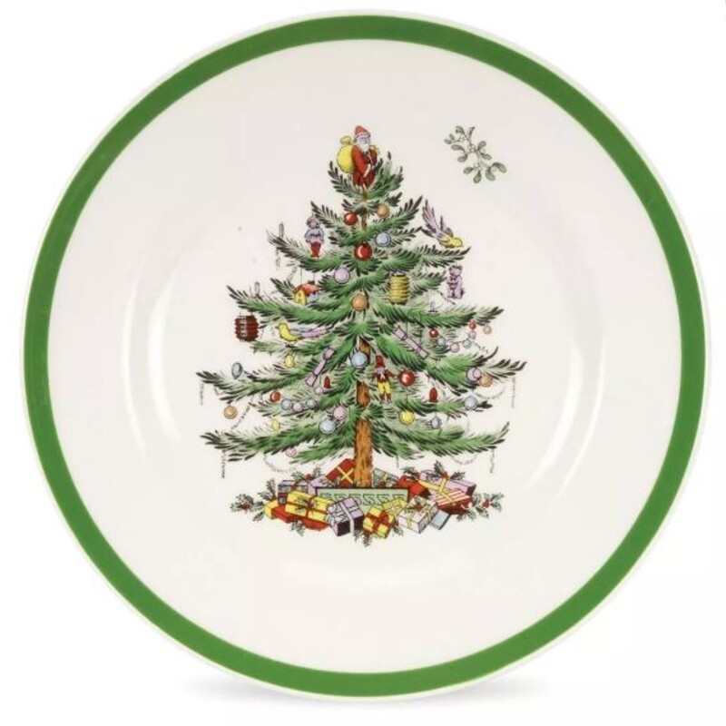 Set of 7 Spode Christmas App Plates
Xmas colors Size: 8diameter