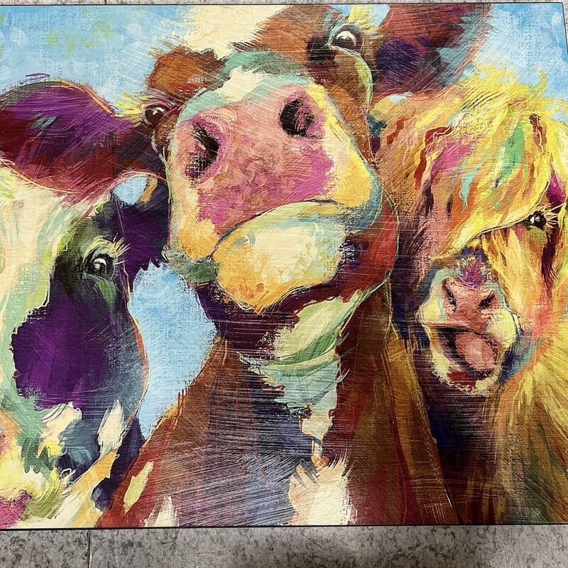 Colorful Cow Pic