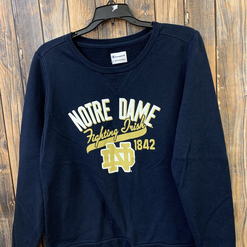 Champion Notre Dame Sweat, Size: L