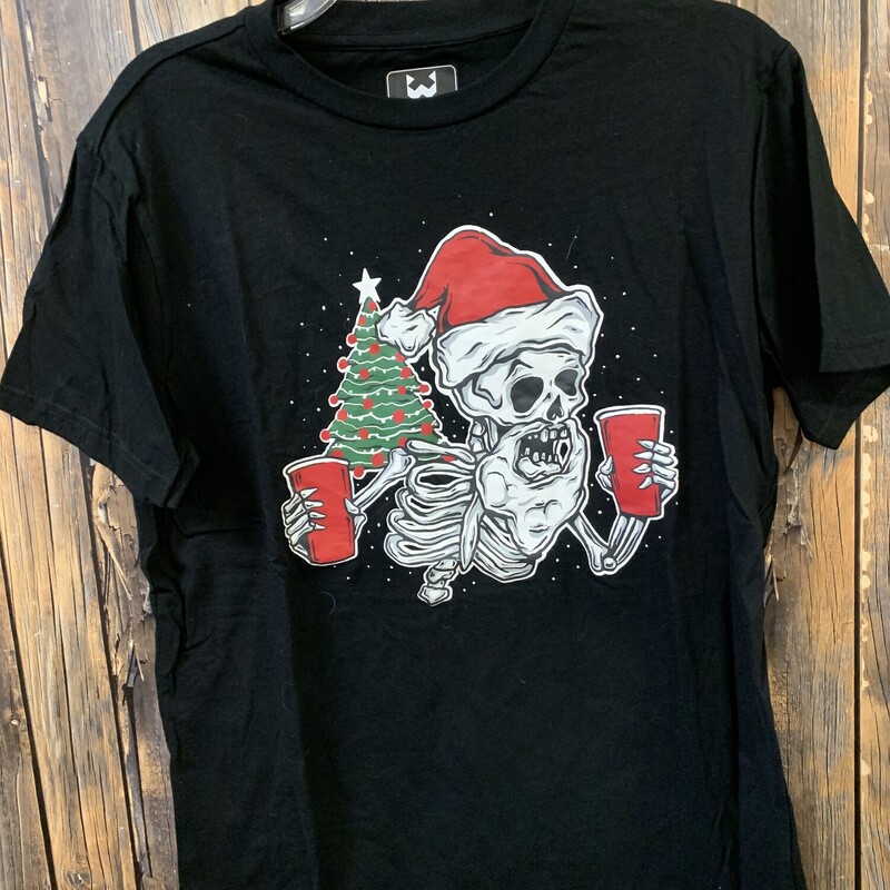 Black Christmas Skeleton, Size: S