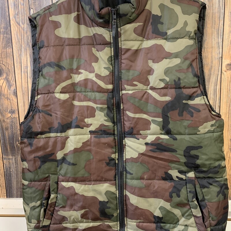 Camo Vest, Size: XL