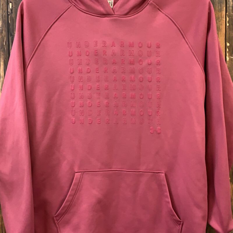 Under Armor-Pink Hoodie, Pink, Size: XL