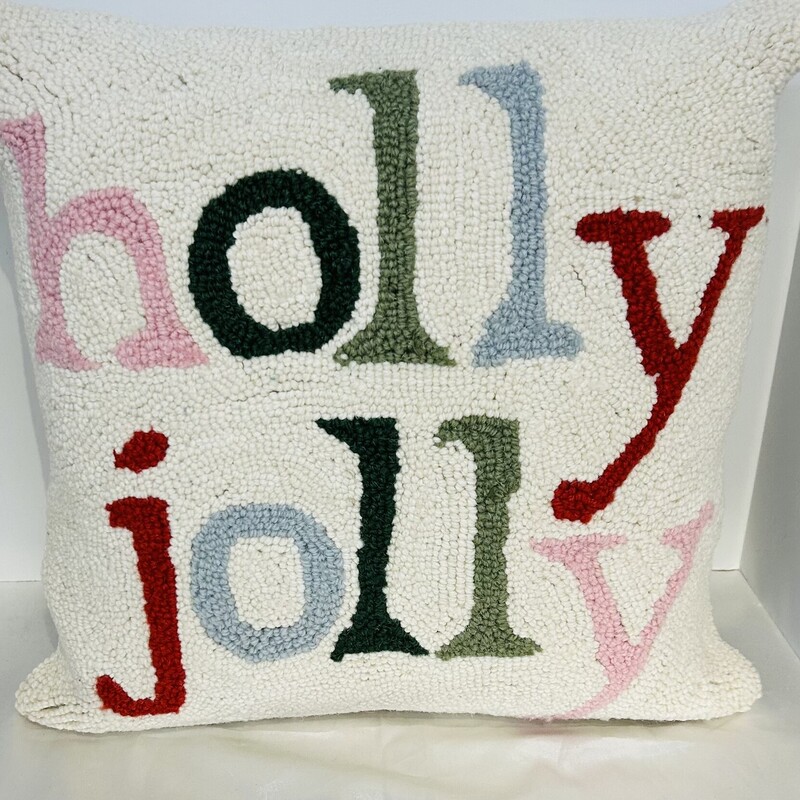 Grandin Road Holly Pillow