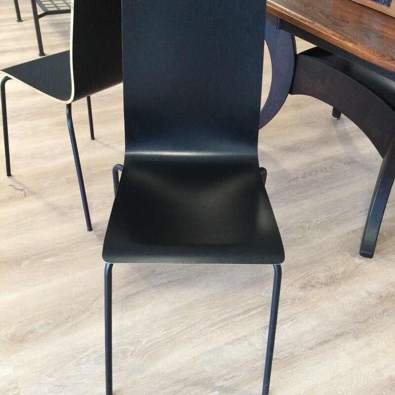 IKEA Dining Chair,
Black/Tan,
Size: 34.5 X 16 x 14.75 In