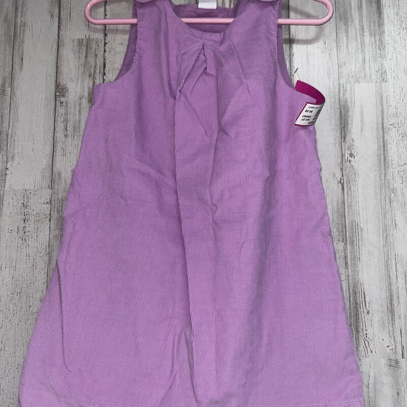 3 Purple Corduroy Dress, Purple, Size: Girl 3T