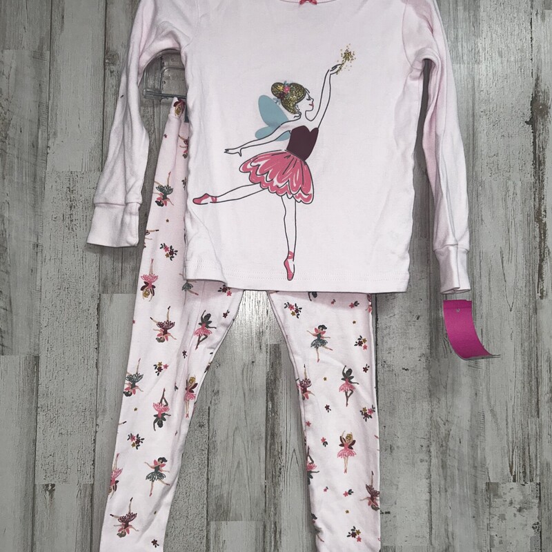 3T 2pc Pink Ballerina Pjs