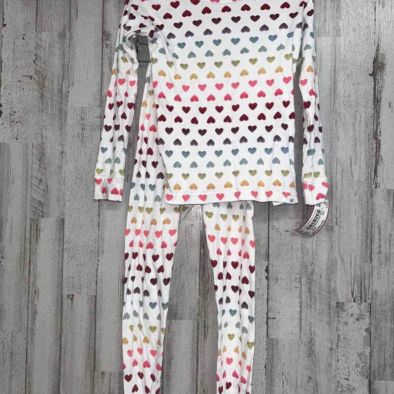 5 2pc Heart Printed Pjs