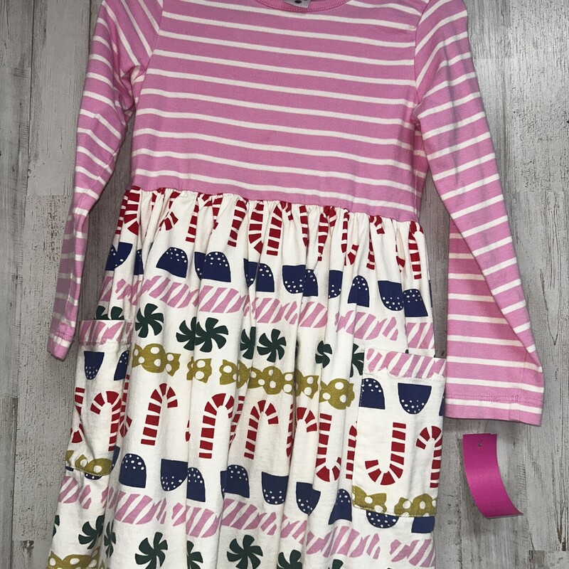 5 Pink Stripe Candy Tunic