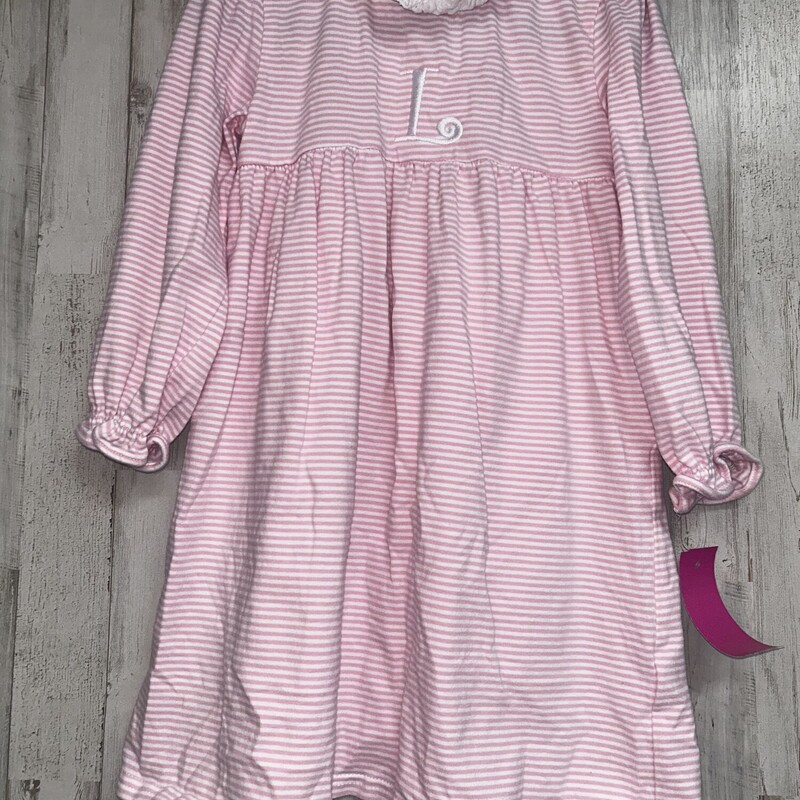 4T Pink Stripe L Dress