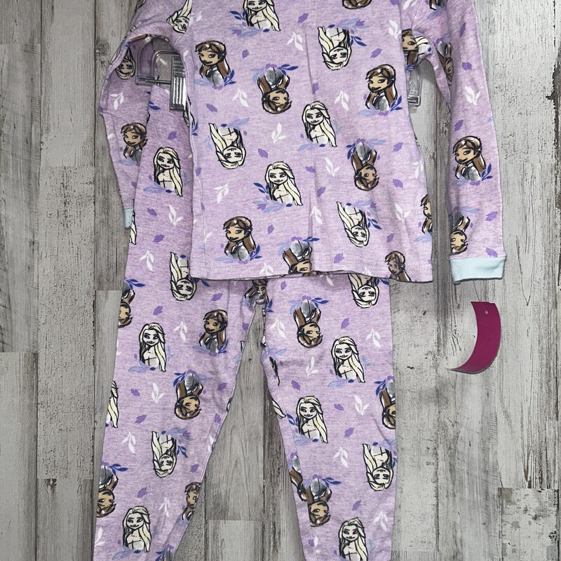 5T 2pc Purple Frozen Pjs