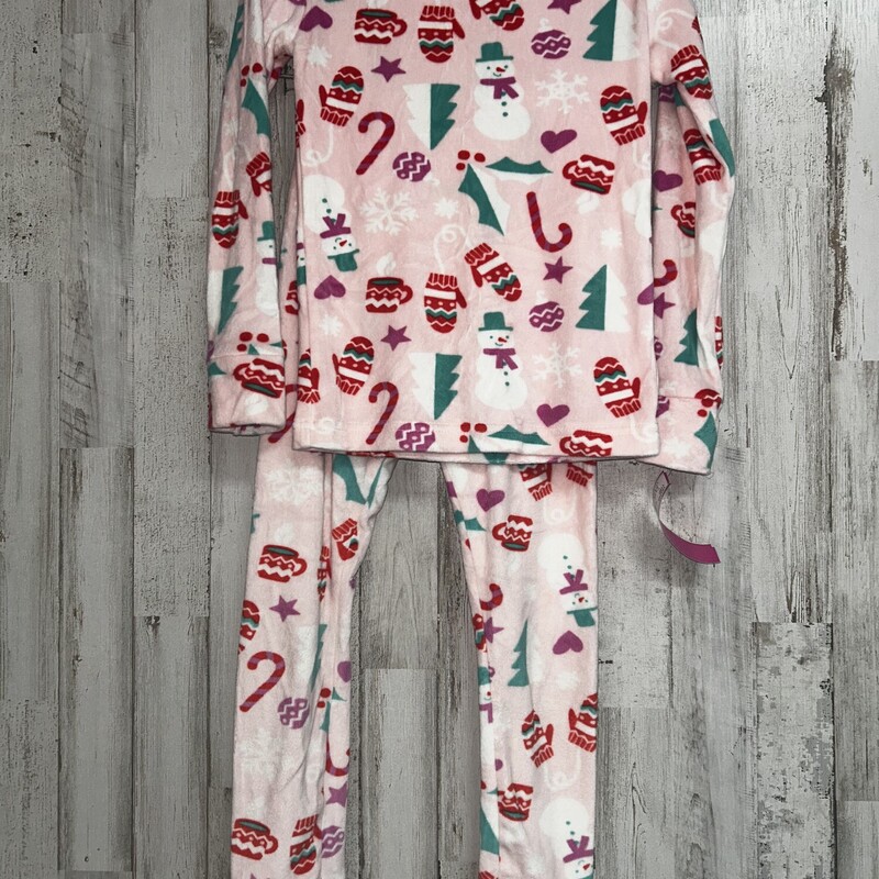 5T 2pc Pink Snowman Pjs