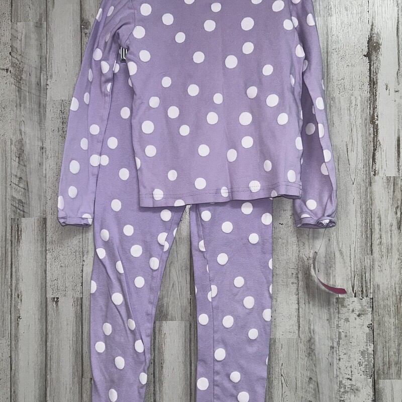 6 2pc Purple Dotted Pjs