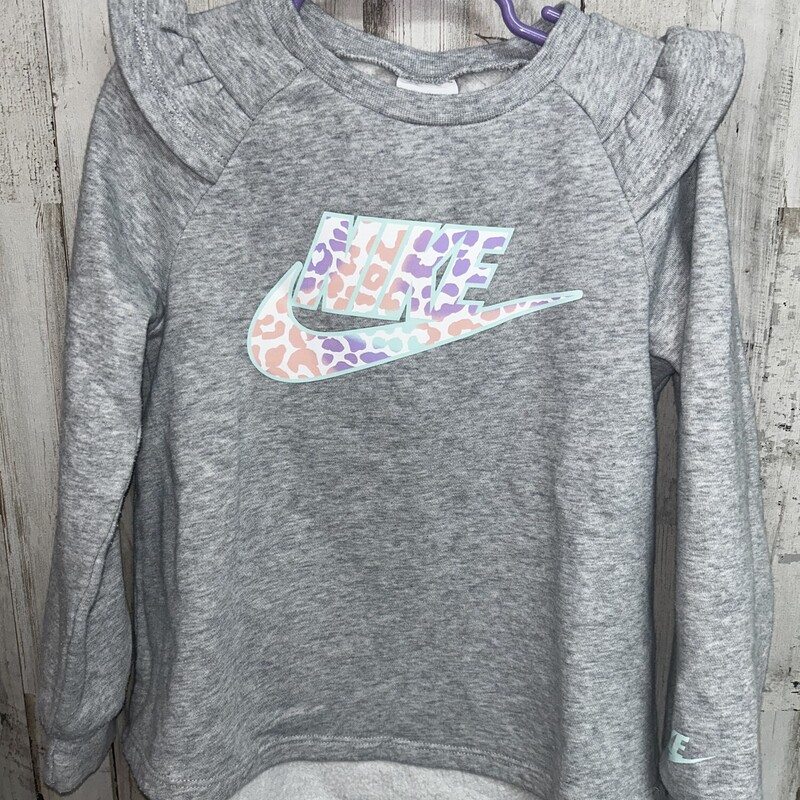 6 Grey Logo Sweatshirt