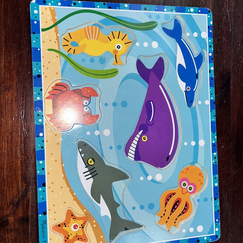 Blue Sea Creature Puzzle